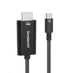 Simplecom USB-C to HDMI 2.1 Cable 8K 60Hz / 4K 144Hz 2M for Laptops Simplecom