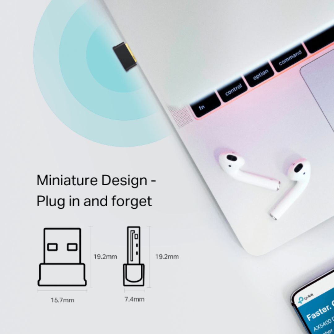 TP-Link Archer T600UB AC600 Nano USB Wi-Fi & Bluetooth Adapter TP-LINK