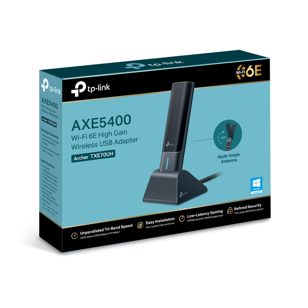 TP-Link Archer TXE70UH AXE5400 Wi-Fi 6E High Gain USB Adapter TP-LINK