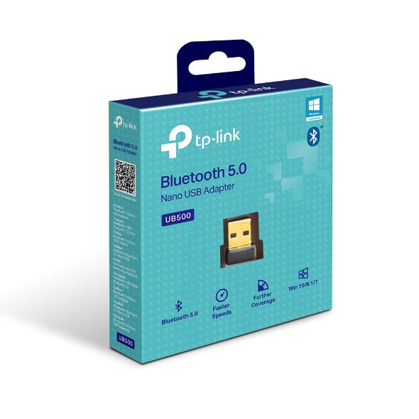 TP-Link UB500 Bluetooth 5.0 Nano USB 2.0 Adapter, Add Bluetooth To Your Devices, Wireless Connectivi - UB500