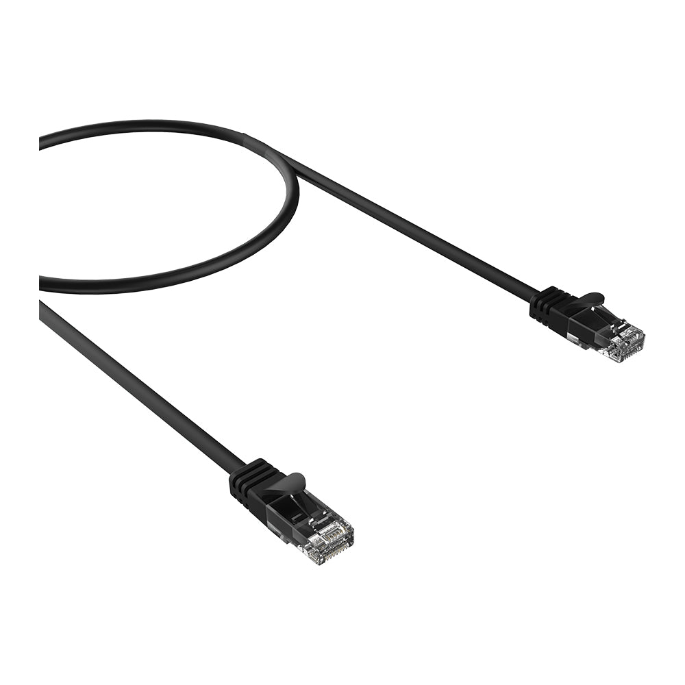 Verbatim CAT 6 Ethernet Cable 1m Black - Stable High-Speed Internet
