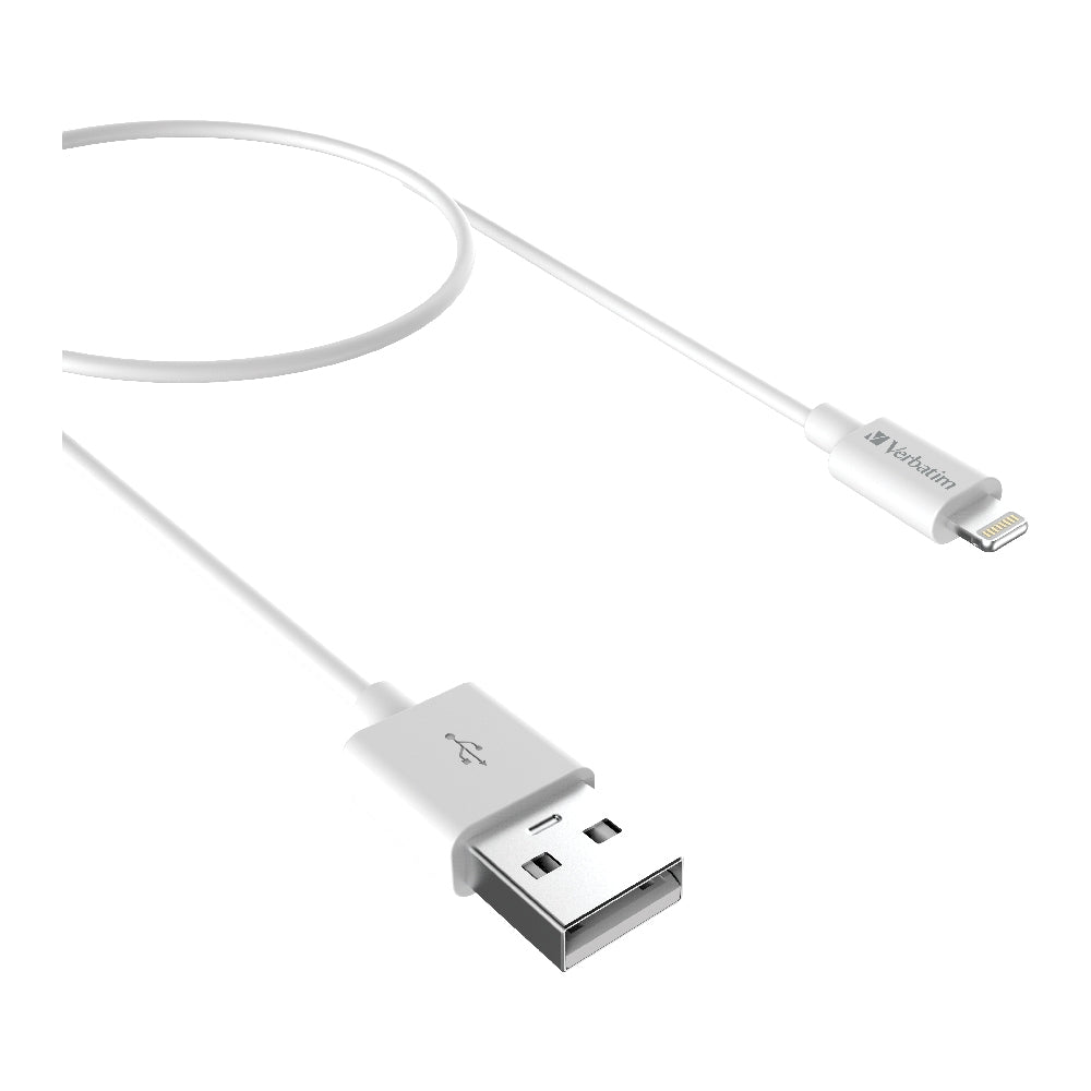Verbatim MFi Lightning Cable 50cm - Fast Charge & Sync White