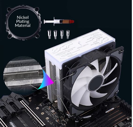 Antec A400i RGB CPU Air Cooler - Silent, Powerful Cooling with RGB Antec