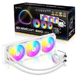 Antec Skeleton 360 ARGB-WHITE, All-in-One Liquid Cooler, 360mm, PWM ARGB fans, 2000RPM, 72.29CFM, ≤32dB, Intel