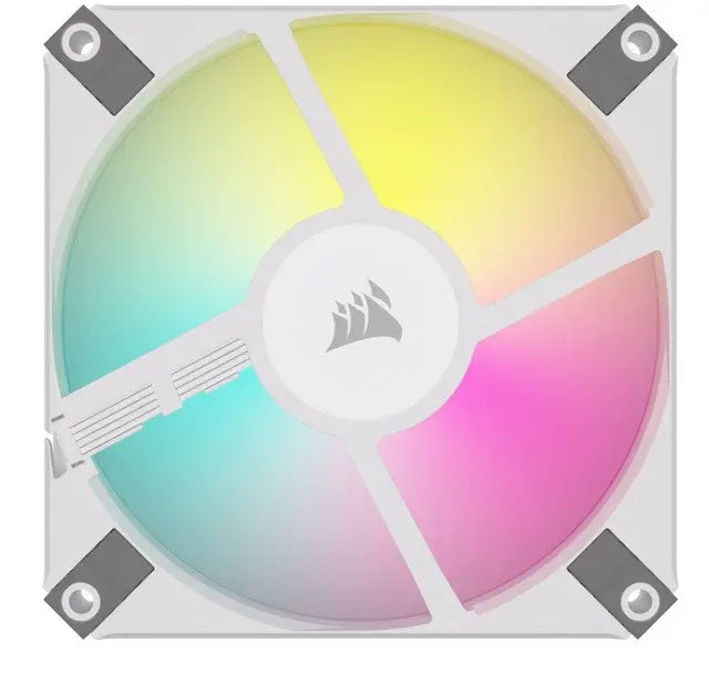 Corsair iCUE AF120 RGB Slim 120mm Low Profile White Fan Twin Pack Corsair