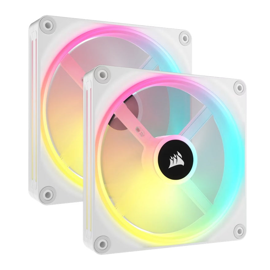 Corsair iCUE LINK QX140 RGB 140mm White PC Fans Starter Kit