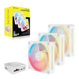Corsair iCUE LINK LX120-R RGB 120mm Reverse Fans Triple Pack White Corsair