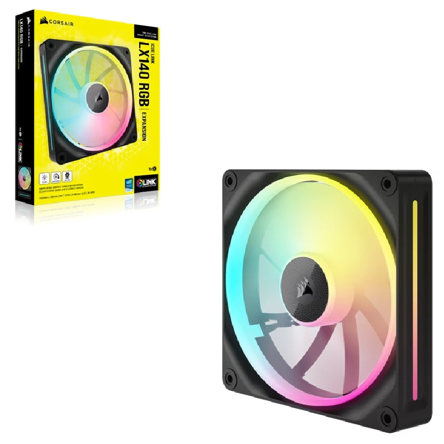 Corsair iCUE LINK LX140 RGB 140mm PWM PC Cooling Fan Corsair