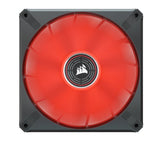 CORSAIR ML140 Elite Red LED 140mm Quiet PWM PC Fan Corsair