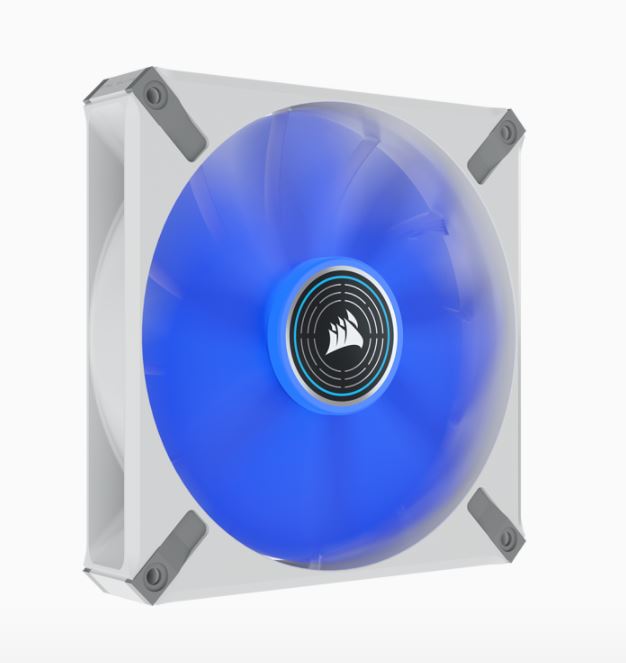 CORSAIR ML140 ELITE Blue LED 140mm PWM Fan - Quiet Magnetic Levitation