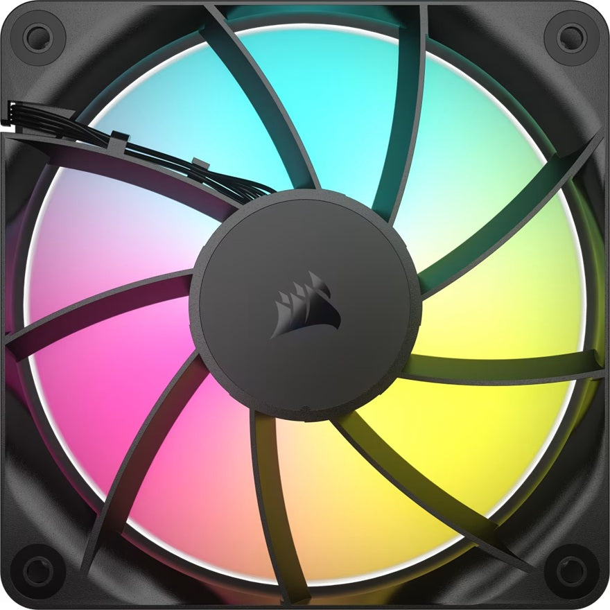 Corsair RS120 ARGB 120mm PWM Fans Triple Pack - Black PC Cooling Corsair