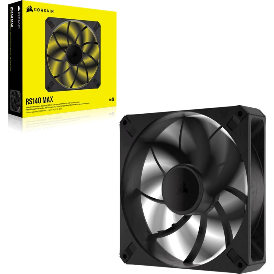 Corsair RS140 MAX 140mm PWM Thick Fan - Premium PC Cooling Corsair
