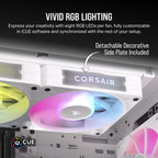 CORSAIR iCUE LINK RX140 RGB 140mm PWM Fan Twin Kit - White Corsair