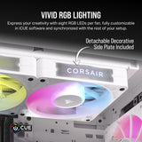 CORSAIR iCUE LINK RX140 RGB 140mm PWM Fan Twin Kit - White Corsair