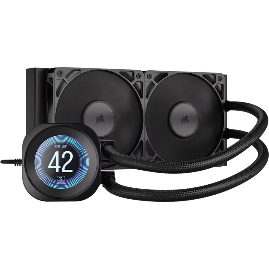 Corsair NAUTILUS 240 RS LCD Liquid CPU Cooler | Quiet 240mm AIO