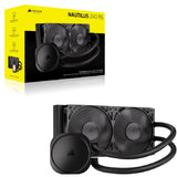 Corsair NAUTILUS 240 RS Liquid CPU Cooler, Aluminum Rad, Copper Cold Plate, PWM Fan Control, 2100 RPM, 240mm r