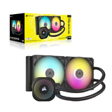 Corsair iCUE LINK TITAN 280 RX RGB AIO Liquid CPU Cooler - Black, 94.7 CFM, 1700 RPM, Aluminum Radiator, Coppe