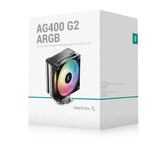 DeepCool AG400 ARGB G2 Superior Performance 4 Heatpipe Single Tower CPU Cooler R-AG400-BKAMMG2-G