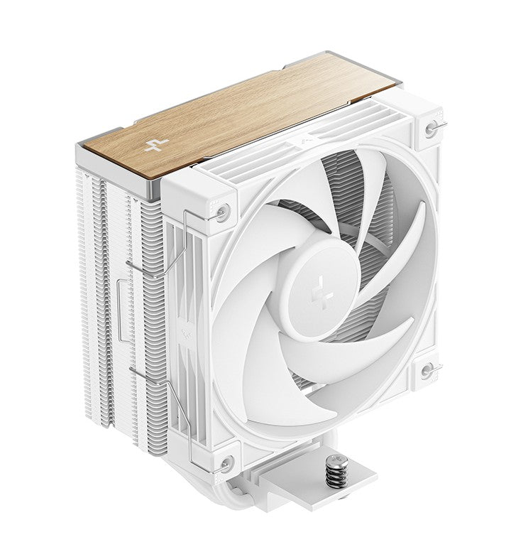 DeepCool AK400 G2 WH Wood Grain Top Cover CPU Cooler, 4 Heat Pipes, 4-pin PWM, Hydro Bearing, Intel LGA1851/17