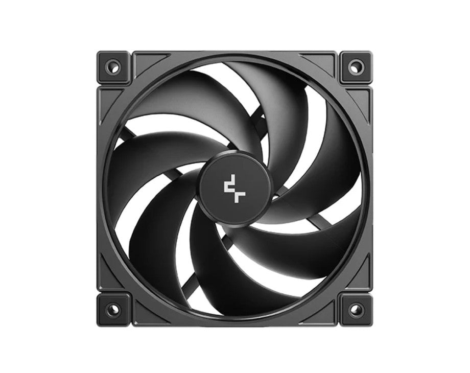 DeepCool FD12 v2 120mm Performance Integral Blade Silent Ring Case Fans, 4-pin PWM, 500~2500 RPM, Hydro Bearin