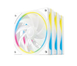 DeepCool FL12 SE WH 3 Pack 120mm Performance ARGB Fans , Hydro Bearing 120×120×25 mm(L×W×H) R-FL12SE-WHAPN3-G