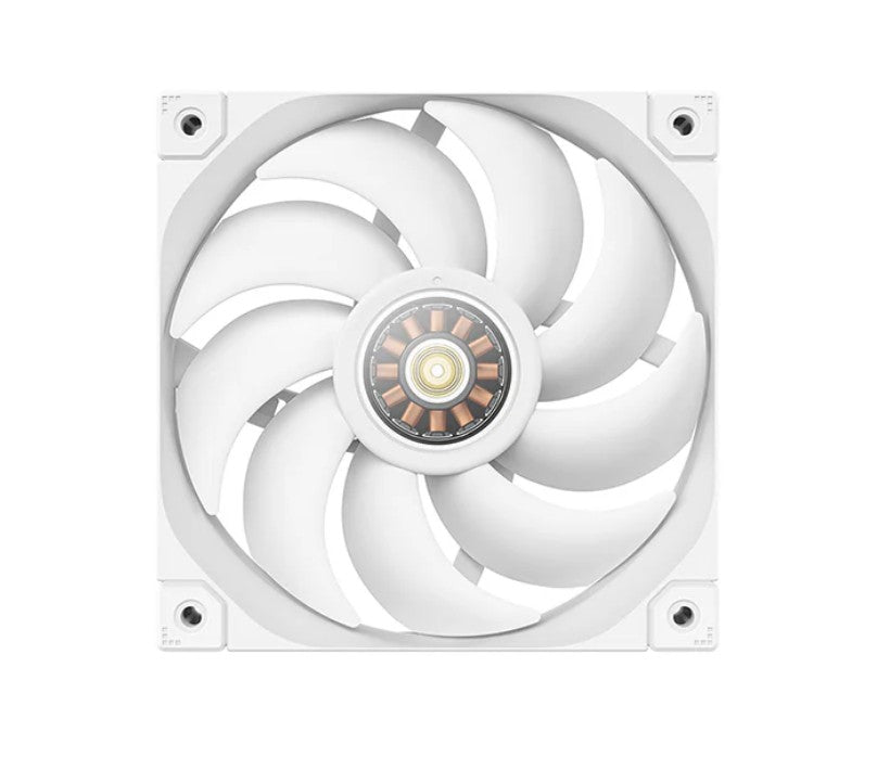 DeepCool FL12 White 120mm Unique ARGB Fans, Low Noise, 4-pin PWM, Fluid Dynamic Bearing, Addressable RGB LED DEEPCOOL