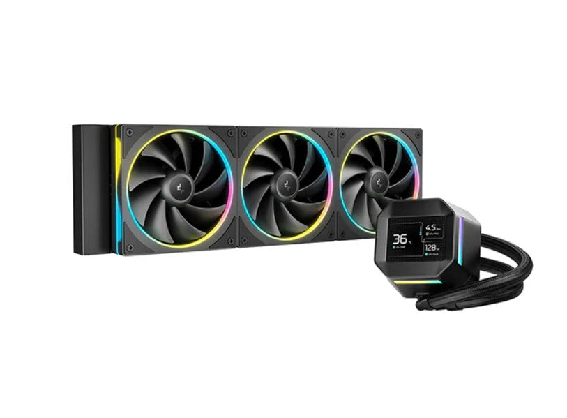 DeepCool LM360 ARGB Liquid Cooler Mini LCD Screen, 2.4' IPS, 320×240 Resolution , Intel LGA1851/1700/1200 + Mo