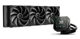 DeepCool SPARTACUS 420 Fully Customisable 6th Gen Liquid Cooler, Thick Tracking Balancing Fans, 3.4' IPS LCD R