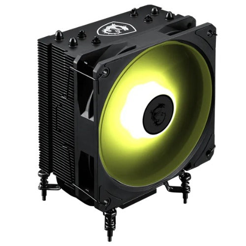 MSI MAG COREFROZR AA13 - Black, CPU Air Cooler, 120mm ARGB Fan, 4× 6mm Heat Pipes, LGA1700/1851, AM4/AM5