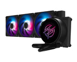 MSI MPG CORELIQUID P22 360 Black, 360mm AIO, 2.1' IPS LCD, 540x540, 3x120mm ARGB Fans, 2000RPM, 62.6CFM, LGA17