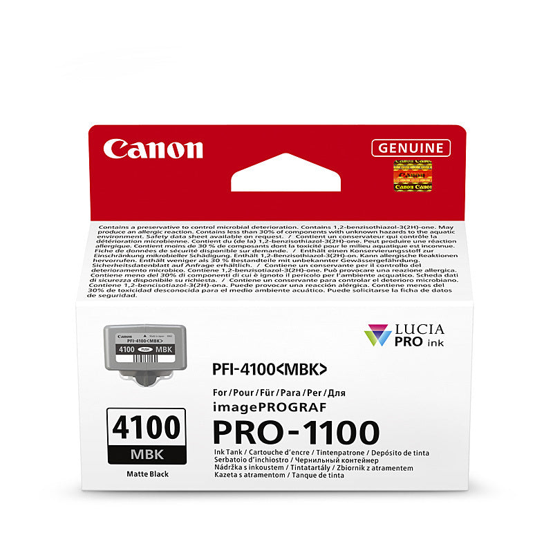 Genuine Canon PFI-4100 Matte Black Ink Cartridge Canon