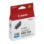 Original Canon PFI-5100 Cyan Ink Cartridge Canon