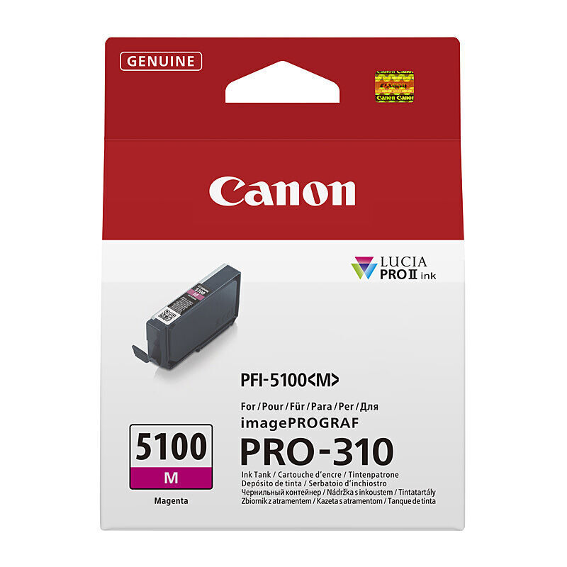 Genuine Canon PFI-5100 Magenta Ink Cartridge Canon
