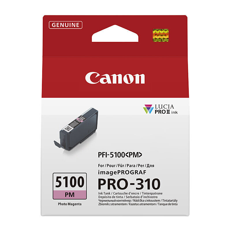 Canon PFI-5100 Genuine Photo Magenta Ink Cartridge Canon