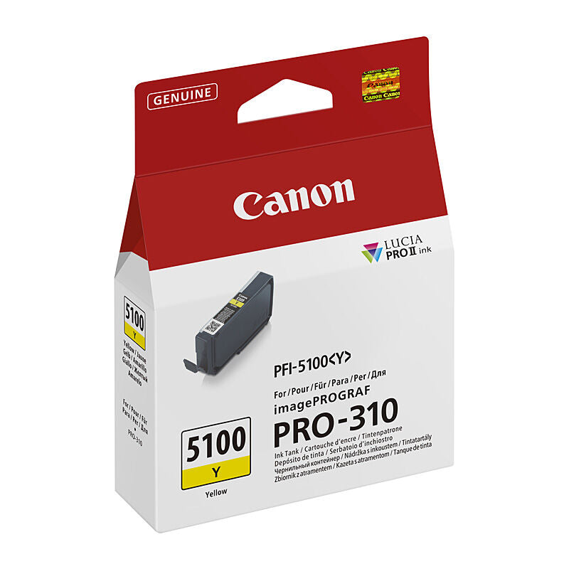 Canon PFI-5100 Yellow Ink Cartridge for imagePROGRAF PRO Series Canon