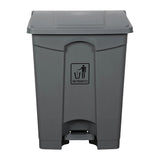 Cleanlink 68L Grey Pedal Bin | Hands-Free Rubbish & Waste