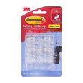 Command Mini Clear Hooks - Damage-Free Hanging (18 Pack) Command