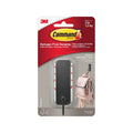 Command Hooks Medium Matte Black - Damage-Free Hanging (4 Pack) Command