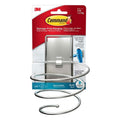 Satin Nickel Hair Dryer Holder - Wall Mount (2-Pack) Command