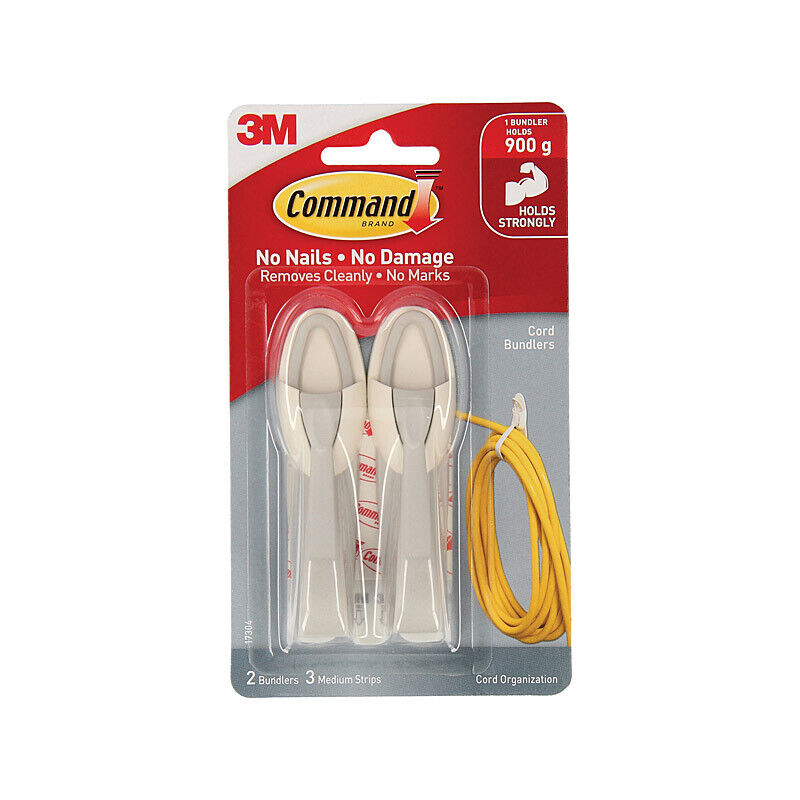Command Cord Bunders - 2 Pack | Organize Messy Cables Command