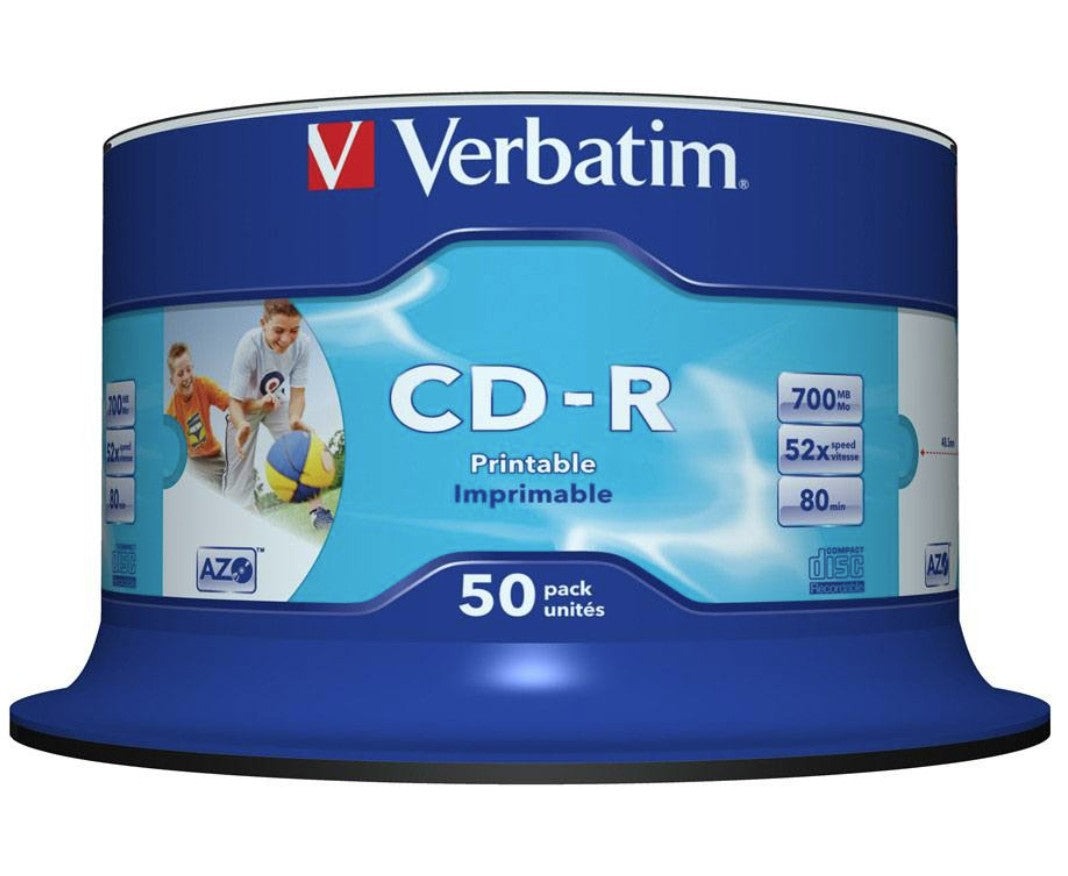 Inkjet printable CD/DVD with vibrant, high-res photo print