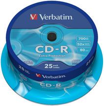 52x High-Speed CD-R Discs – Record Data, Music & Photos Verbatim