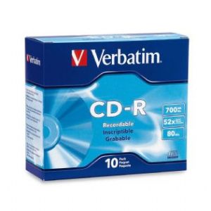 Reliable 52x High-Speed Blank CD-R Discs for Data & Music