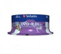 Verbatim 8.5GB DVD+R DL Double Layer Blank Discs | Printable