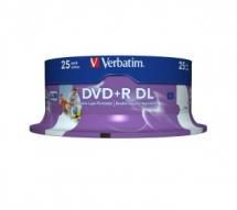Verbatim 8.5GB DVD+R DL Double Layer Blank Discs | Printable