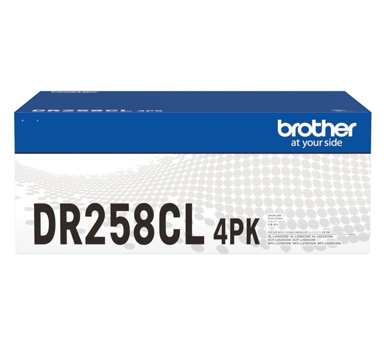 Brother DR-258CL Genuine Drum Unit - Clear Prints, Long Life