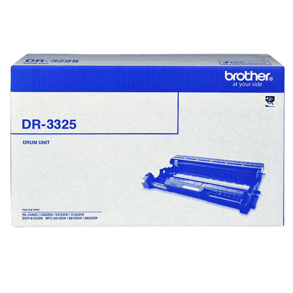 Brother DR-3325 Drum Unit - For HL, MFC, DCP Printers