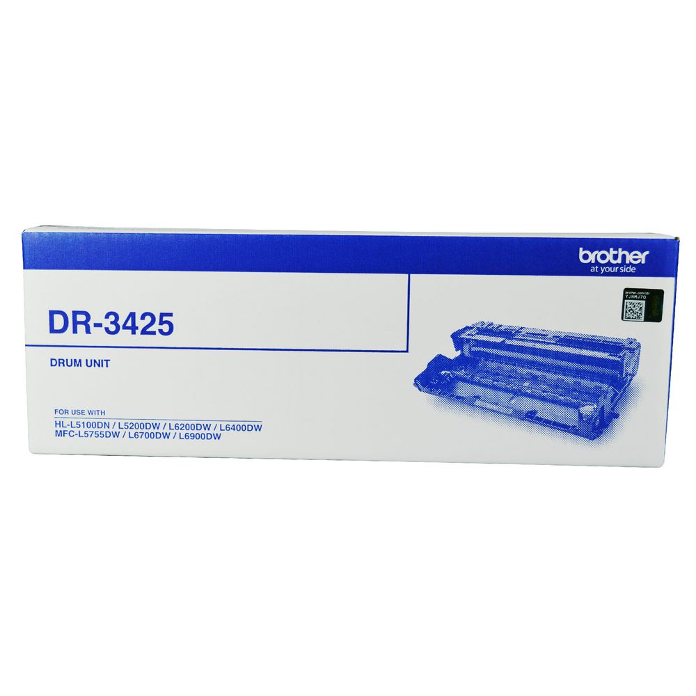 Brother DR-3425 Drum Unit -To Suit HL-L5100DN/L5200DW/L6200DW/L6400DW & MFC-L5755DW/L6700DW/L6900DW - DR-3425