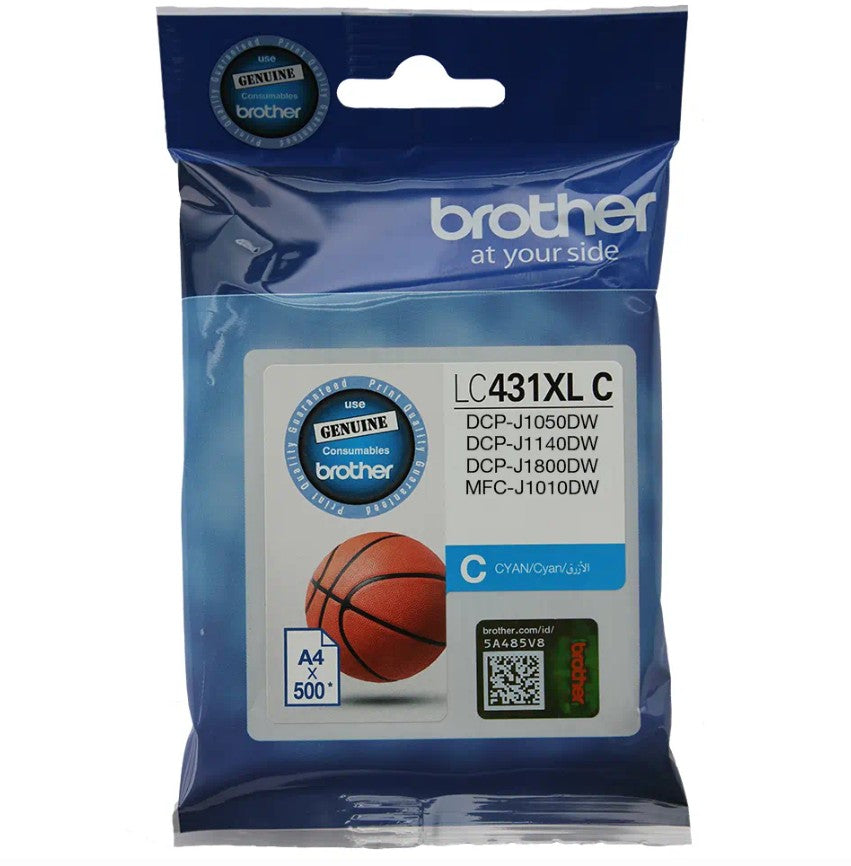 Brother Cyan Ink Cartridge - DCP-J1800DW Printer (500 Pages) 