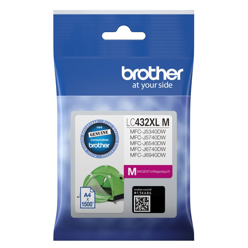 Brother MFC-J Magenta Ink Cartridge | J5340DW & More (1500 Pages)